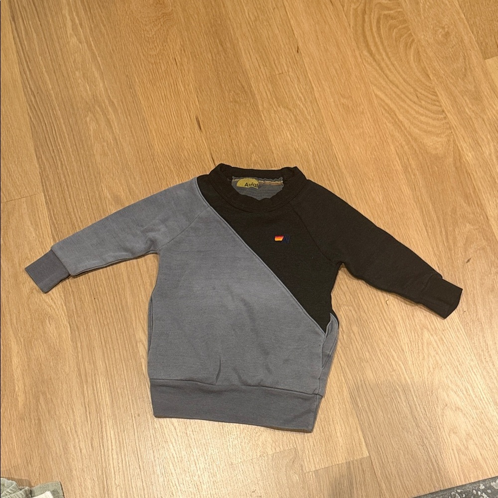 Aviator Nation Black/Gray sweatshirt